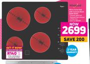 Whirlpool 60cm Ceran Hob With Controls (Black) AKM 9010