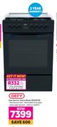 Defy Gas Electric Stove (Black) DGS679