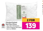 Always Home Standard Quilted Ball Fibre Pillow-For 2