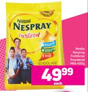 Nestle Nespray FortiGrow Powdered Milk-400g Each