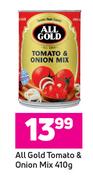 All Gold Tomato & Onion Mix-410g