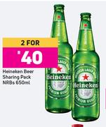 Heineken Beer Sharing Pack NRBs-For 2 x 650ml 