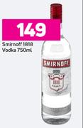 Smirnoff 1818 Vodka-750ml 