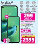 2 x Tecno Spark 7 Pro 4G Smartphone-On Red Flexi 125 + On Promo 65