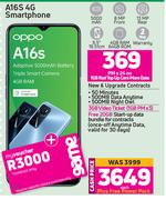 Oppo A16S 4G Smartphone-1GB Red Top Core More Data