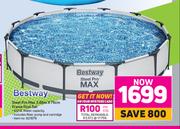 Bestway Steel Pro Max 3.66m x 7.6cm Frame Pool Set