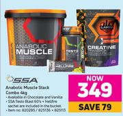 SSA Anabolic Muscle Stack Combo-4Kg