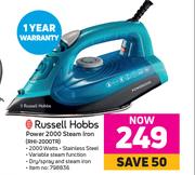 Russell Hobbs Power 2000 Steam Iron RHI-2000 TR