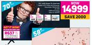 Hisense 70" UHD Smart TV 70A7100