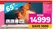 LG 65" UHD Smart ThinQ TV (65UP7500PVG)