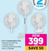 Logik 3 In 1 Combination Fan-Each
