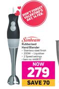 Sunbeam Rubberised Hand Blender