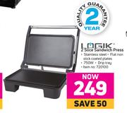 Logik 2 Slice Sandwich Press