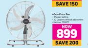 Logik 45cm Floor Fan