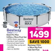 Bestway 1.52m x 38cm My First Fast Set Pool