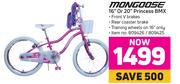 Mongoose 16" Or 20" Princess BMX
