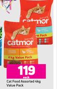Catmor Cat Food Assorted Value pack-4Kg Each