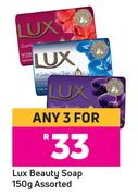 Lux Beauty Soap Assorted-For Any 3 x 150g