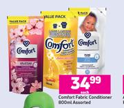 Comfort Fabric Conditioner Assorted-800ml Each