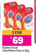 Golden Cloud Cake Wheat Flour-For 3 x 2.5Kg