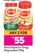 Nola Original Or Tangy Mayonnaise-For Any 2 x 750g