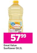 Great Value Sunflower Oil-2L