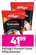 Kellogg's Granola Cereal Assorted-500g Each