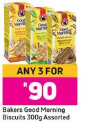 Bakers Good Morning Biscuits Assorted-For Any 3 x 300g