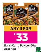 Rajah Curry Powder Assorted-For Any 3 x 50g