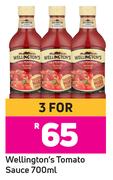 Wellington's Tomato Sauce-For 3 x 700ml