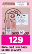 Brutal Fruit Ruby Apple Spritzer-6 x 620ml