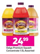 Daly's Premium Squash Concentrate Assorted-1.5L Each