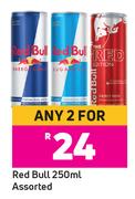 Red Bull Assorted-For Any 2 x 250ml