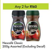 Nescafe Classic Assorted (Excluding Decaf)-For Any 2 x 200g