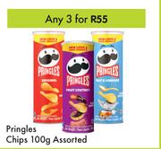 Pringles Chips Assorted-For Any 3 x 100g
