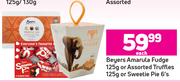 Beyers Amarula Fugde 125 Or Truffles 125 Or Sweetie Pie 6's Assorted-Each