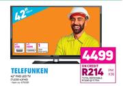 Telefunken 42" (106cm) FHD LED TV TLEDD-42FHD