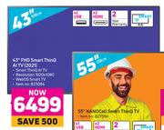 LG 43" (109cm) FHD Smart ThinQ Al TV 2021