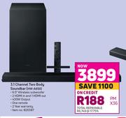 Samsung 3.1 Channel Two Body Soundbar HW-A650