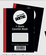 A4 Feint & Margin Books 1 Quire (96 Page)