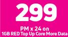 Camon 17P LTE-On 1GB Red Top Up Core More Data