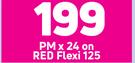 Samsung Galaxy A12 Smartphone-On Red Flexi 125