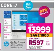 HP 14"  Intel Core i7 Laptop
