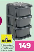 Big Jim 3 Drawer Chest