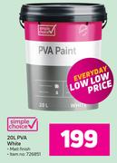 Simple Choice PVA White Matt Finish-20Ltr