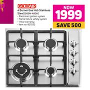 Goldair 4 Burner Gas Hob Stainless Steel GSGH-400A