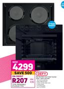 Defy Box Set Slim Line Under Counter Oven + Slim Line Hob