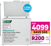 Hisense 245L Chest Freezer White