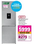 Defy 348L Bottom Freezer Fridge DAC645