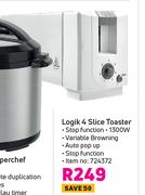 Logik 4 Slice Toaster
